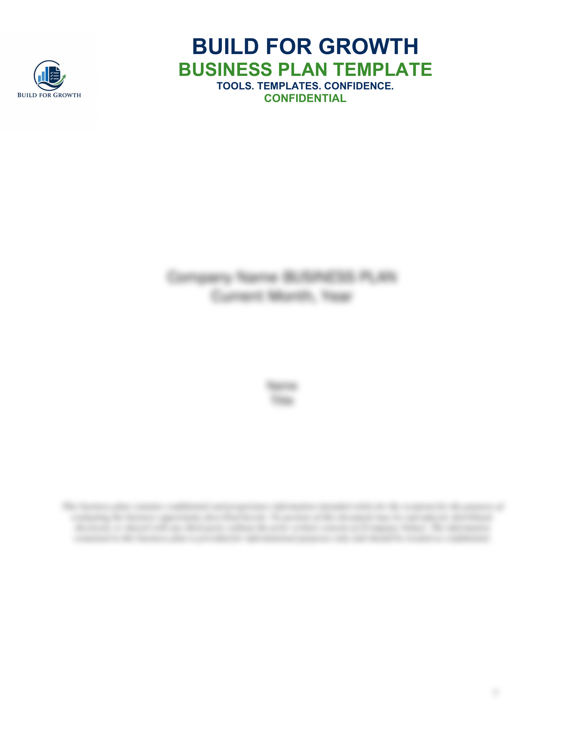 Business Plan Templete