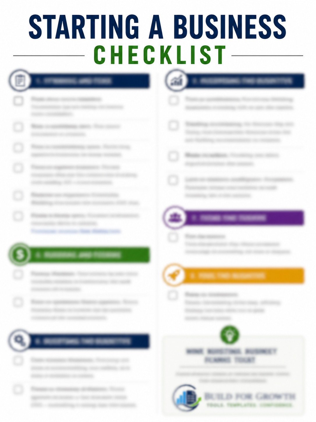 Business Startup Checklist